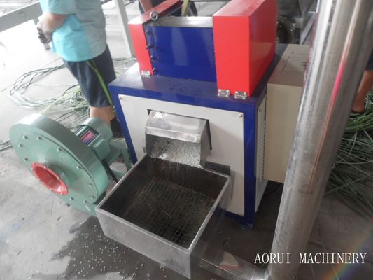 SS304 100kg / H آلة تحبيب الأغشية البلاستيكية مع برغي واحد