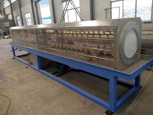 خط طحن أنابيب إمدادات المياه من البلاستيك HDPE PE مع طحن حديدية واحدة