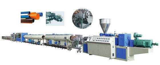 سعر جيد PVC آلة تصنيع الأنابيب التوأم برغي الطارد ، PVC خط إنتاج أنابيب المياه للصرف الانترنت