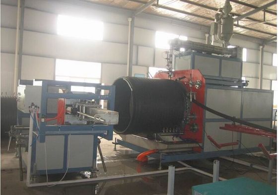 سعر جيد HDPE الأنابيب النتوء آلة خط البثق البلاستيك ، HDPE Sprial لف خط إنتاج الأنابيب الانترنت