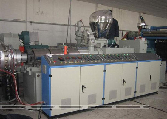 سعر جيد الأنابيب البلاستيكية المزدوجة صنع خط بثق البلاستيك PVC PP PE التوأم الأنابيب الطارد الانترنت