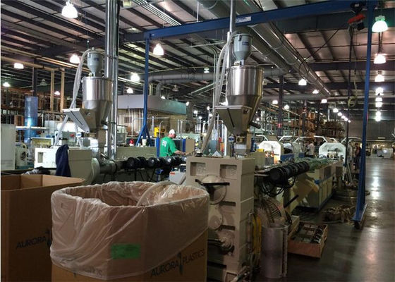 سعر جيد برغي ثنائي المعدن 37kw WPC PVC خط بثق الملف الشخصي الانترنت