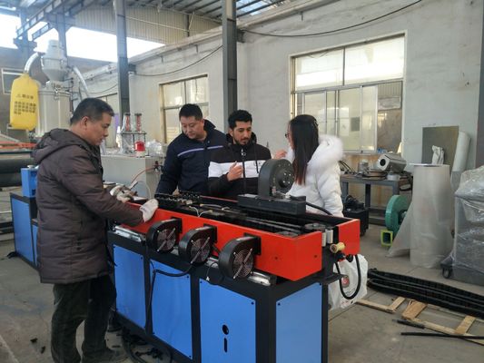 خط إنتاج الأنابيب المموجة ذات الجدار المفرد PE 380V