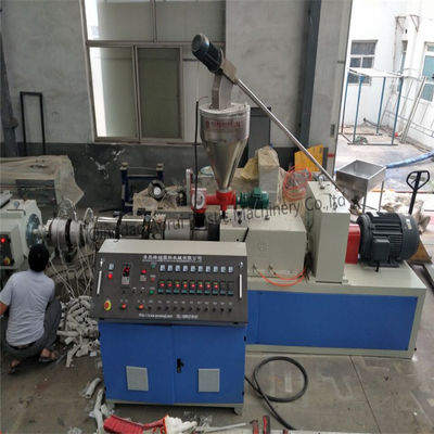 سعر جيد 380V 50HZ 63mm 150kg / H التوأم برغي الأنابيب البلاستيكية خط بثق الانترنت