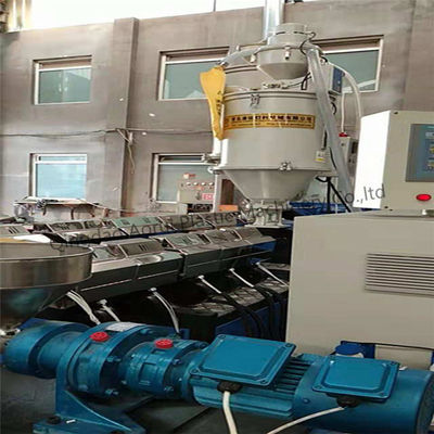 برغي واحد PE آلة تصنيع الأنابيب الغاز الطبيعي HDPE خط بثق الأنبوب 110mm