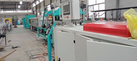 سعر جيد 200mm PVC مزدوجة الجدار المموج الأنابيب الطارد التلقائي بالكامل الانترنت