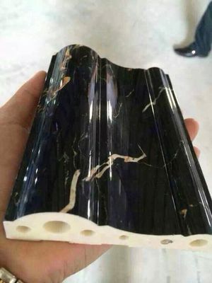 سعر جيد PVC خط إنتاج بروفيل بلاستيك للرخام المزخرف ، WPC Marble Profile Plastic Extruder الانترنت